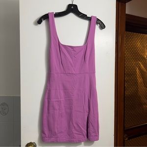 Lilac Mini Dress